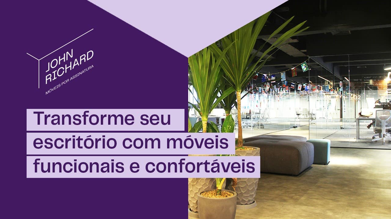 Transforme seu escritório com móveis funcionais e confortáveis