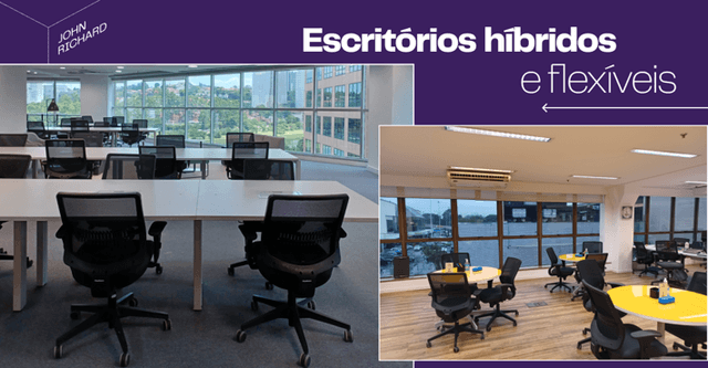 Escritórios híbridos: como o design e os móveis se adaptam ao novo modelo de trabalho