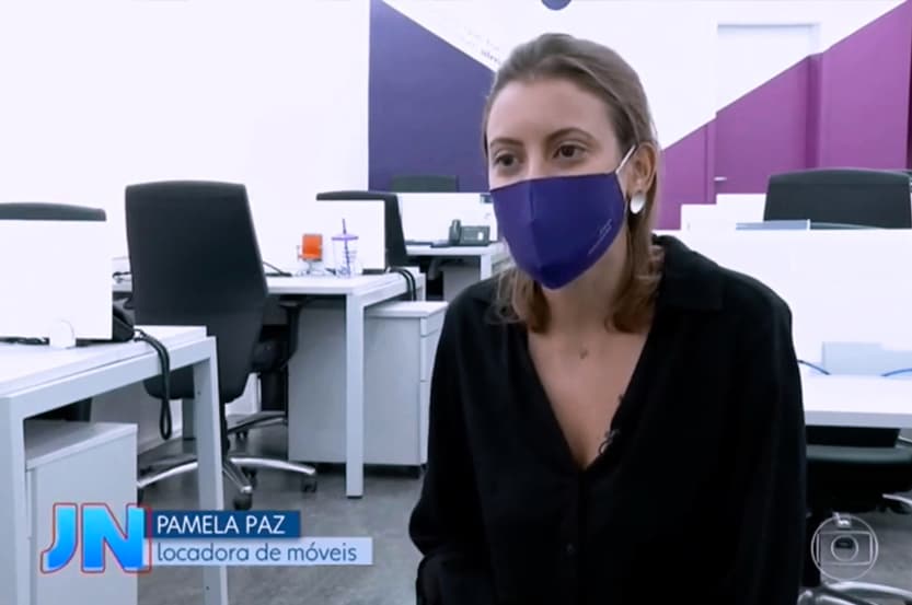 Reconhecimento do nosso modelo de home office no Jornal Nacional Reconhecimento do nosso modelo de home office no Jornal Nacional