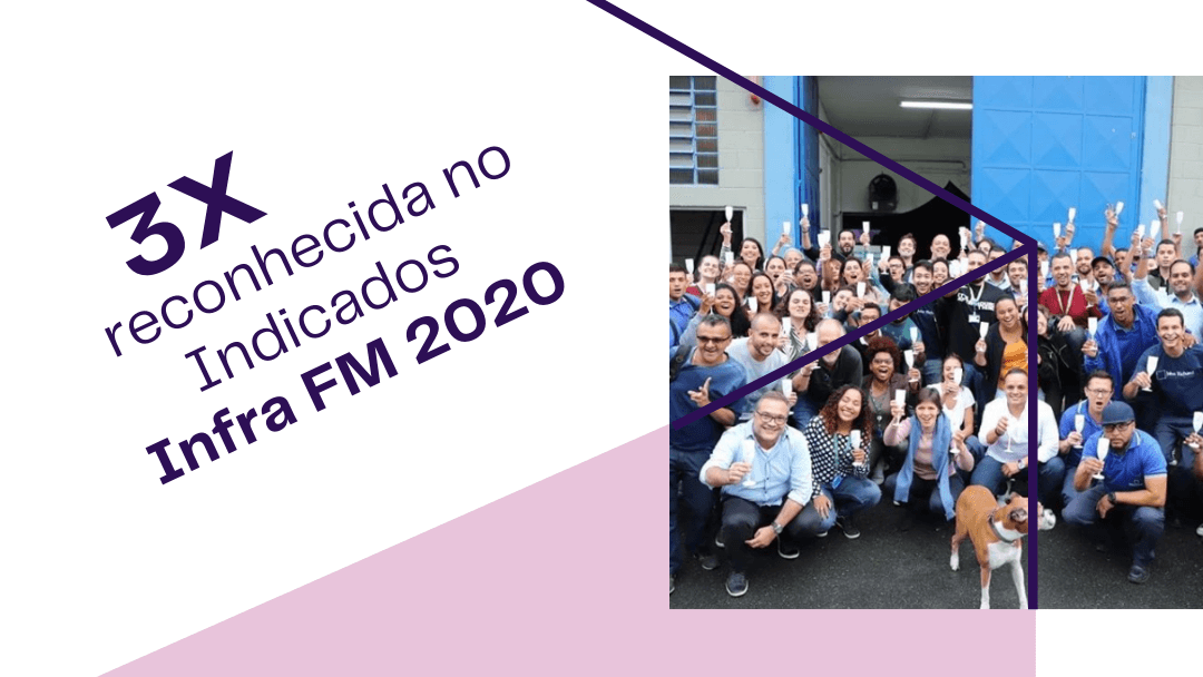 John Richard é 3x reconhecida na premiação de facilities INFRA 2020 John Richard é 3x reconhecida na premiação de facilities INFRA 2020