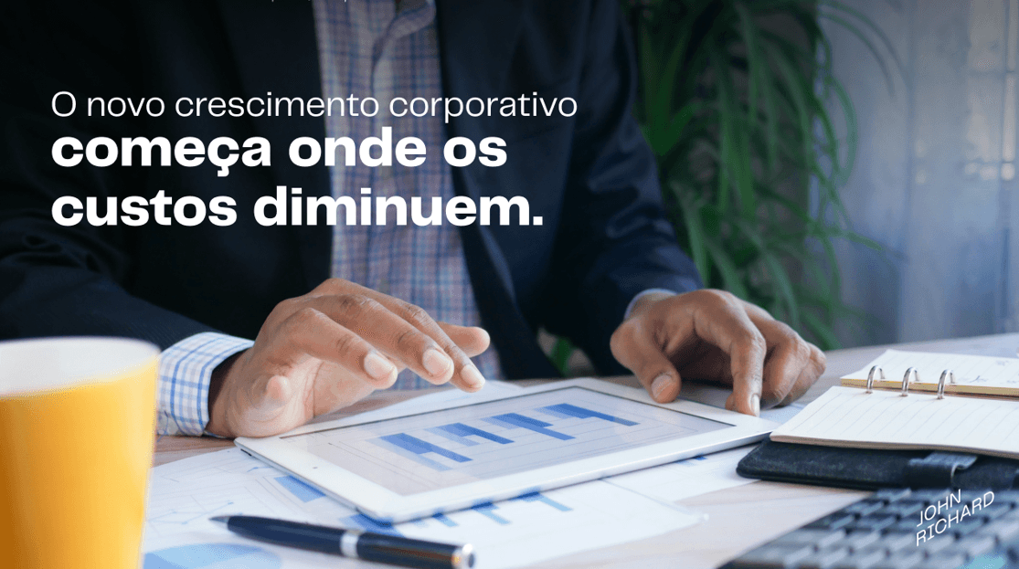 O novo crescimento corporativo começa onde os custos diminuem. O novo crescimento corporativo começa onde os custos diminuem.