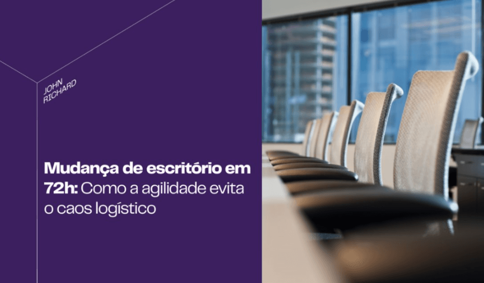 Mudança de escritório em 72h: Como a agilidade evita o caos logístico Mudança de escritório em 72h: Como a agilidade evita o caos logístico